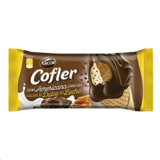 COFLER HELADO ALMENDRA D/L CONO 9825 X104GRS