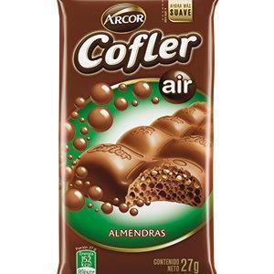 ARCOR COFLER CHOCOLATE  AIREADO ALMENDRA X 55G