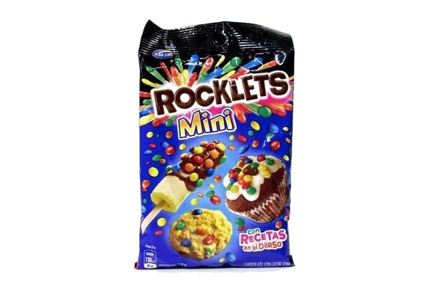 CHOCOLATE ROCKLETS MINI X 150 GR.