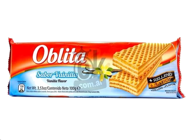 GALLETITA OBLITA VAINILLA X 100G.