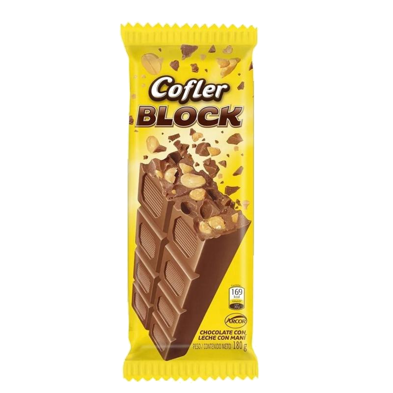 COFLER BLOCK CHOCOLATE CON MANI X170GRS