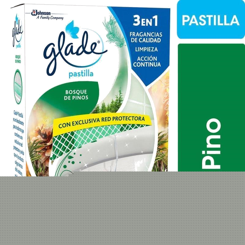 GLADE PASTILLAS BOSQUE DE PINOS 3 EN 1 X 25 G 
