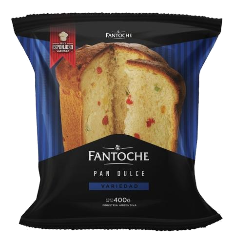 PAN DULCE FANTOCHE CON FRUTAS X 400 G