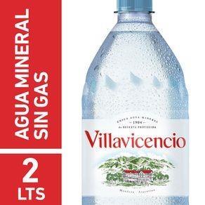 AGUA MINERAL VILLAVICENCIO X 2 . LTS.