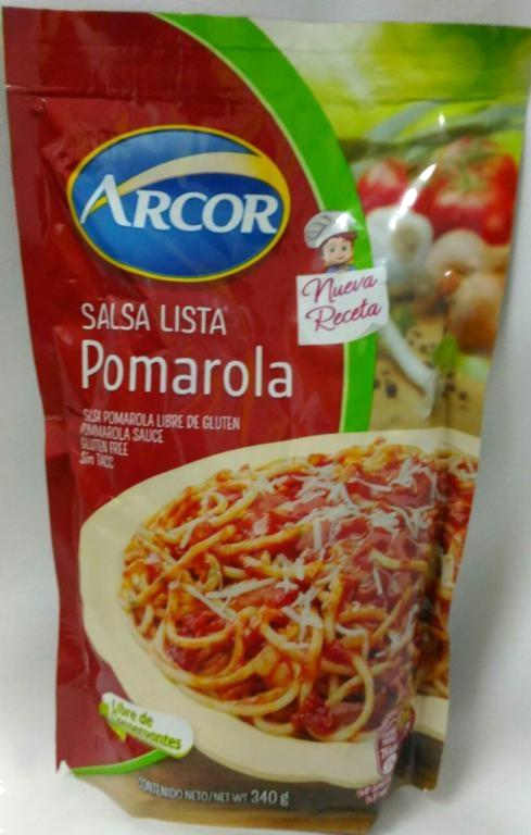 ARCOR SALSA POMAROLA D/P X340GRS