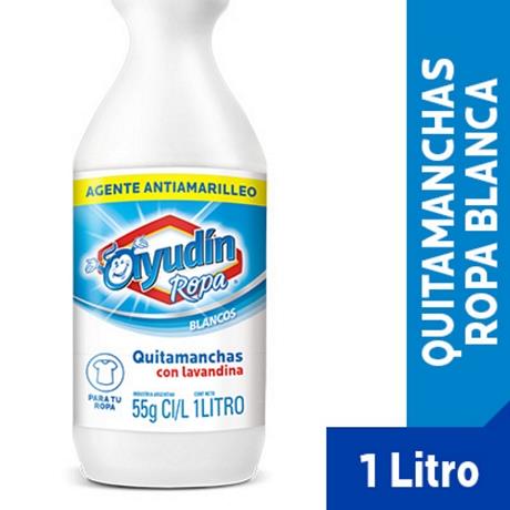 AYUDÍN QUITAMANCHAS ROPA BLANCA X 1LTR