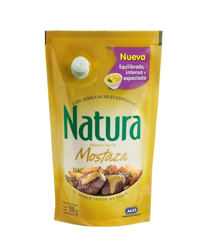 MOSTAZA NATURA D/P X 250 GR.