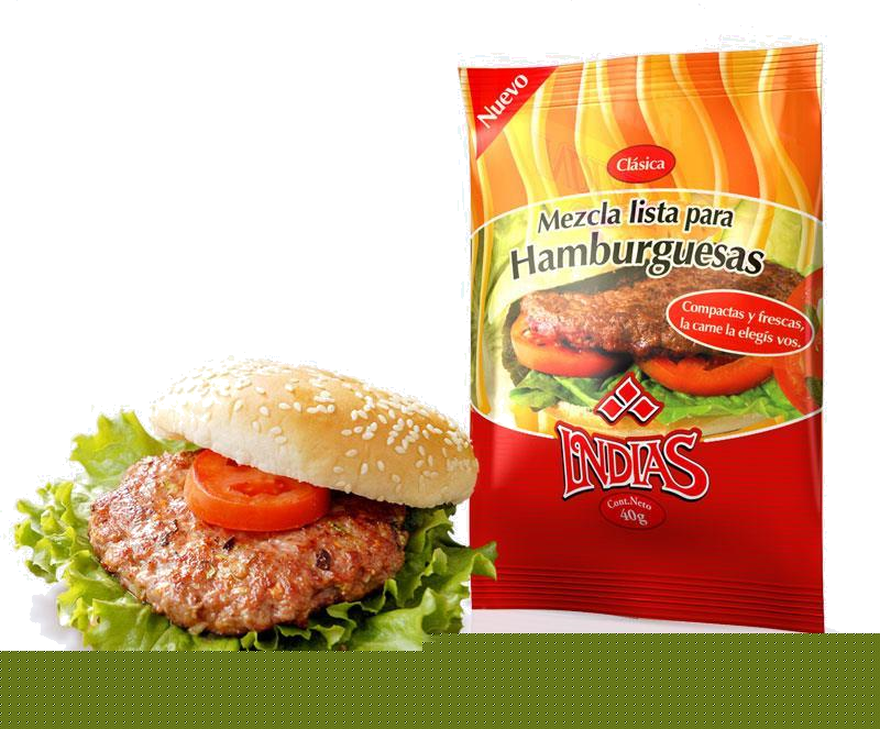 INDIAS MESCLA P/HAMBURGUESAS X 40GS.