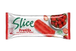 PICOLE SLICE FRUTILLA CON TROZOS DE FRUTAS X 70GR