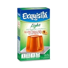 GELATINA LIGHT EXQUISITA DURAZNO X 25GR