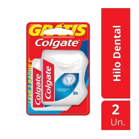 HILO/DENTAL  COLGATE 2X50M. 50MTS