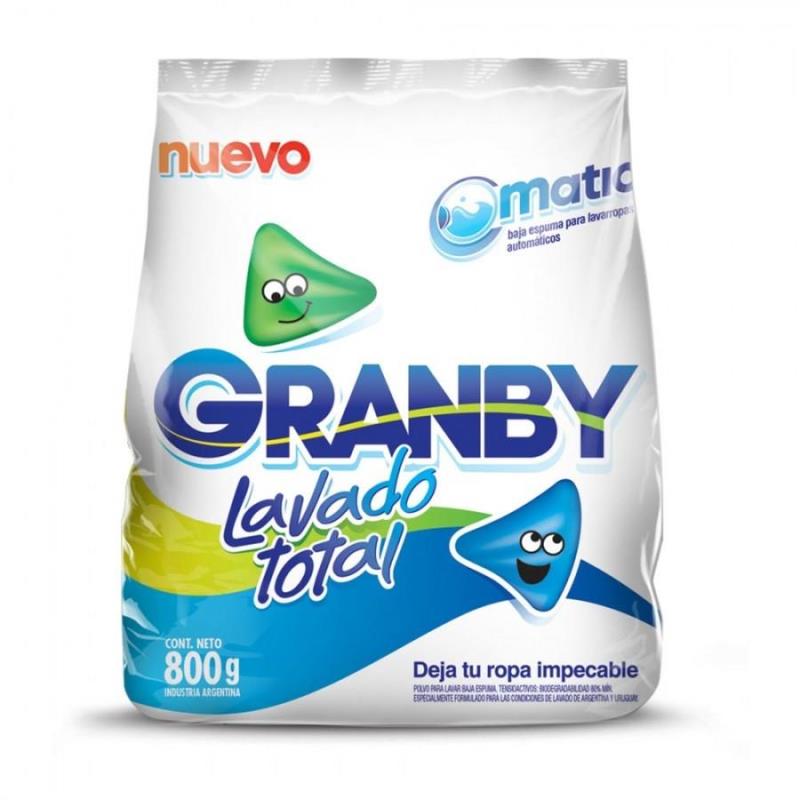 JABON PVO. GRANBY MATIC LAVADO 800 GR
