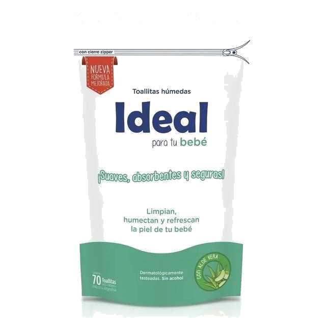 TOALL. HUMEDAS IDEAL ALOE VERA X 50UN