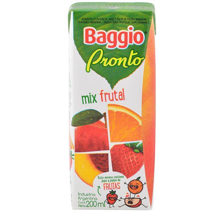 JUGO BAGGIO PRONTO MIX FRUTAL 200 ML