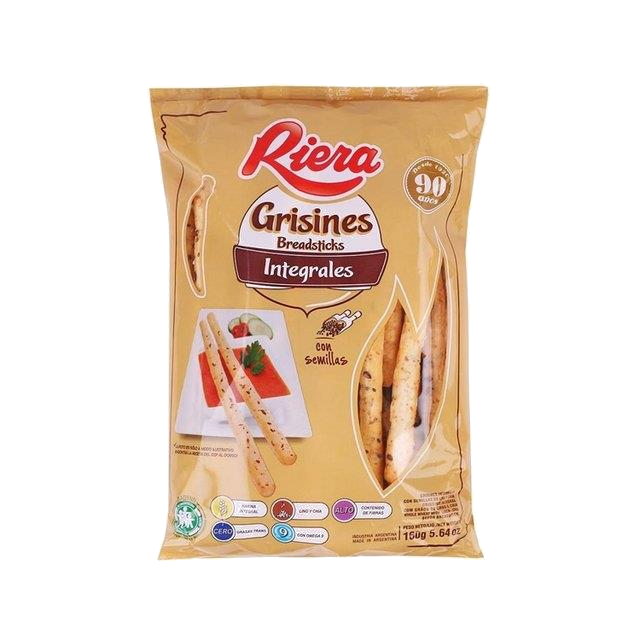 GRISINES CLAS. INTEGRALES RIERA X 160G.