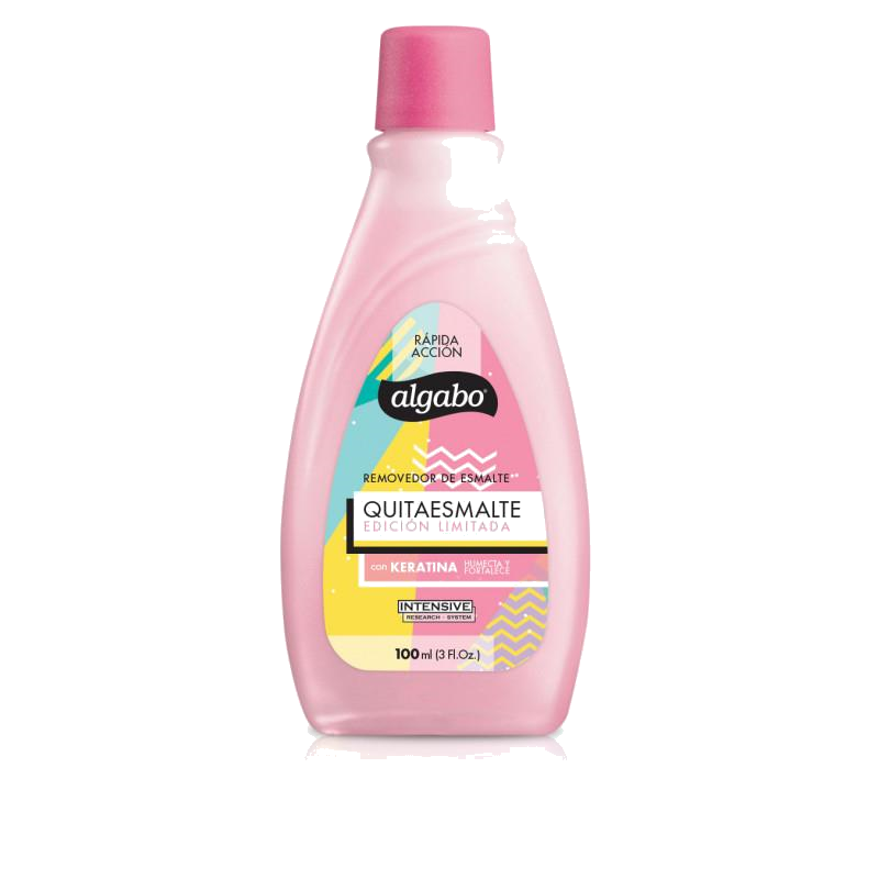 ALGABO QUITAESMALTE CON KERATINA X 100ML