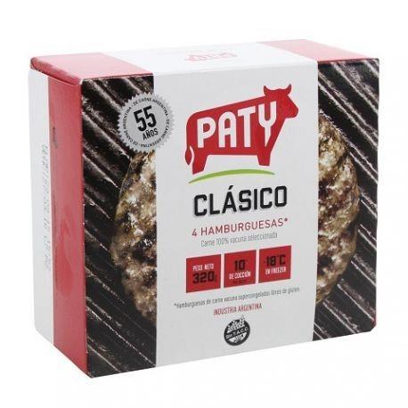 HAMBURGUESA PATY CLASICO 4 X 334G