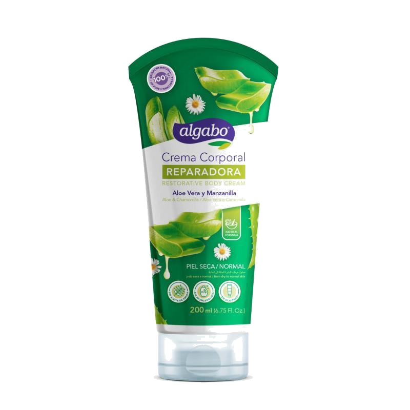 ALGABO CREMA CORPOREAL BODY CREAM ALOE VERA HUMECTA LA PIEL X 200 ML 