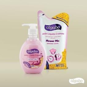 JABON LIQUIDO ALGABO FLOWER CREMOSO DOY P. X 300ML