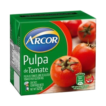PULPA DE TOMATE SUAVE ARCOR X 520