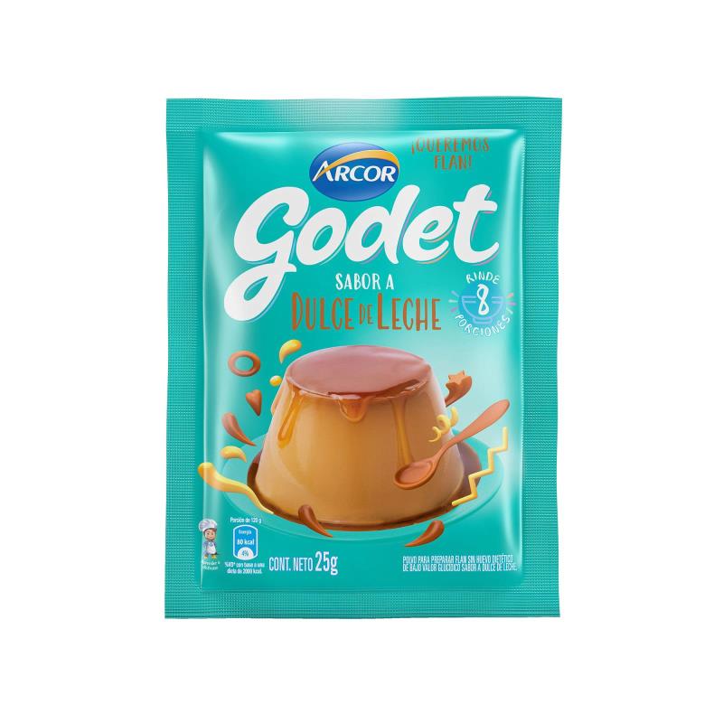 GODET FLAN D.DE LECHE X25G