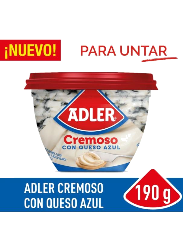 ADLER QUESO UNTABLE CREM AZUL X190GRS