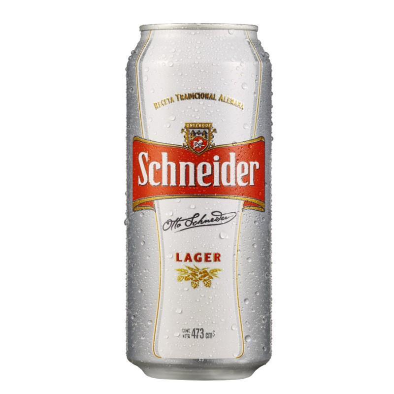 SCHNEIDER CERVEZA LATA LARGA X473ML