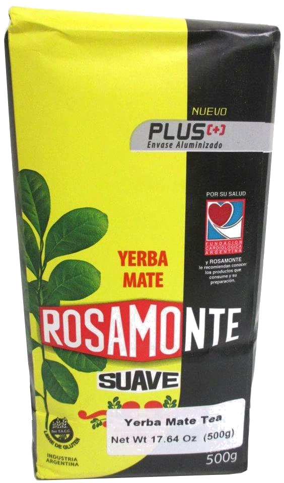 YERBA MATE ROSAMONTE SUAVE 55 AÑOS X 500 G