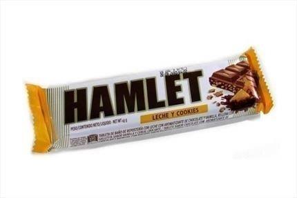 CHOCOLATE HAMLET LECHE Y COOKIES  X 43 GR.