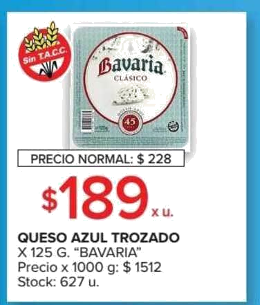 QUESO BAVARIA CLASICA AZUL 125 GR