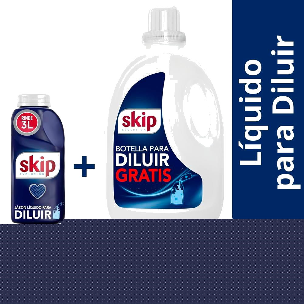 JABON LIQ. SKIP P DILUIR BIO BOT. 500 ML