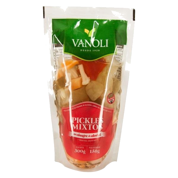 VANOLI PICKLES MIXTOS D/P X300GRS