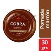 POMADA CALZADO MARRON COBRA X 36G.