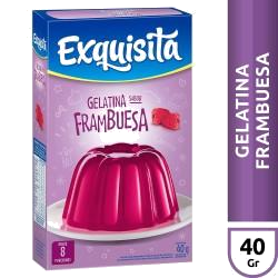 GELATINA EXQUISITA FRAMBUESA X 40GR