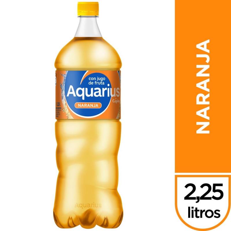 AQUARIUS NARANJA X 2.25L.