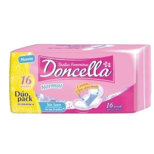 TOALLITAS FEME.DOCELLA DUO PACK X 16UNI.NORMAL 