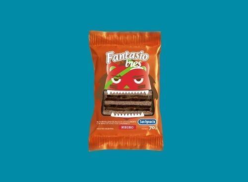ALFAJOR FANTASIO3 NEGRO X 65 G