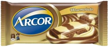 CHOCOLATE CON LECHE DUO BLANCO 95G. ARCOR 