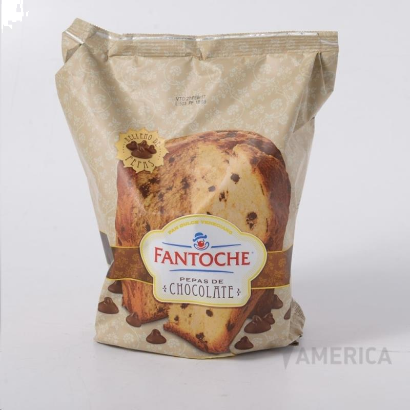 PAN DULCE FANTOCHE C/ PEPAS CHOC. X 400 G 