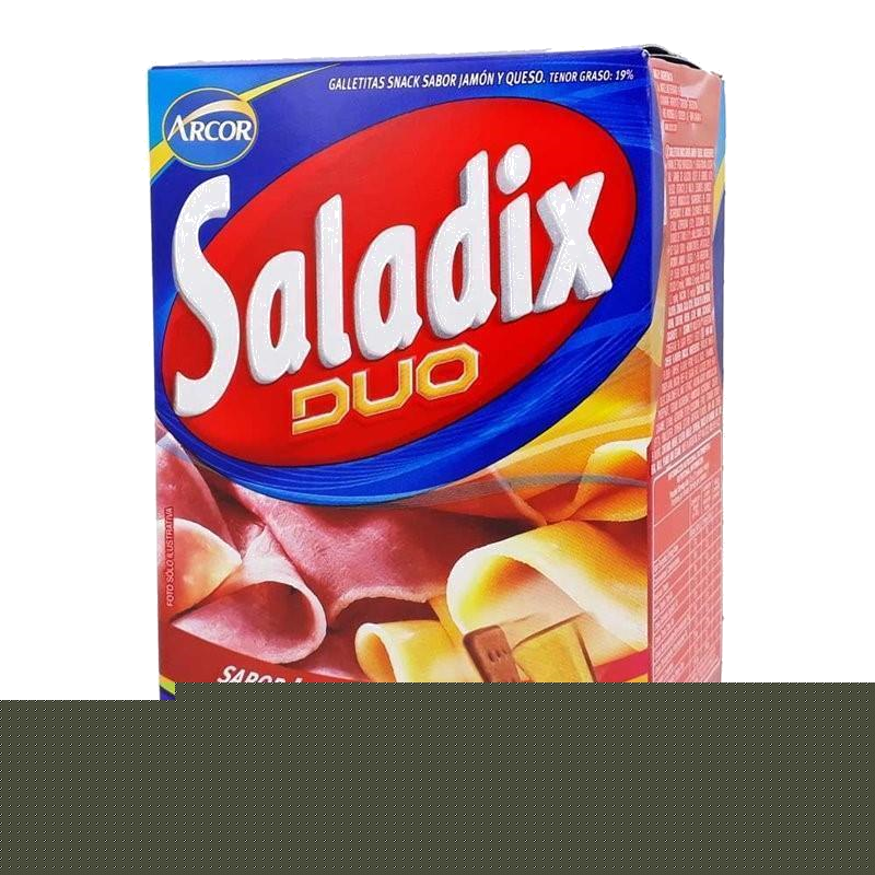 GALLETITA SALADIX DUO JAMON QUESO X 80 GR.