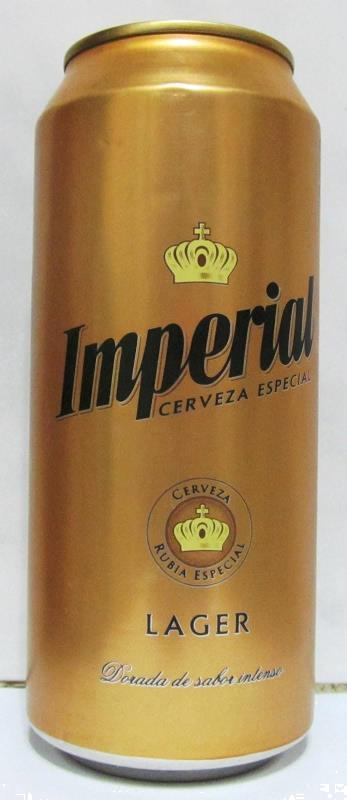 IMPERIAL CERVEZA RUBIA ESPECIAL LEGER X 473 ML 