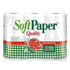 ROLLO DE COCINA SOFT PAPER QUALITY X 3UN