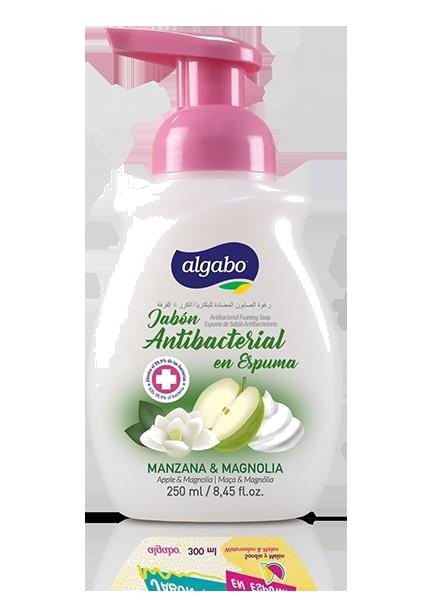 ALGABO JABON LIQUIDO ANTIBACTERIAL MANAZANA Y MAGNOLIAS X 300ML