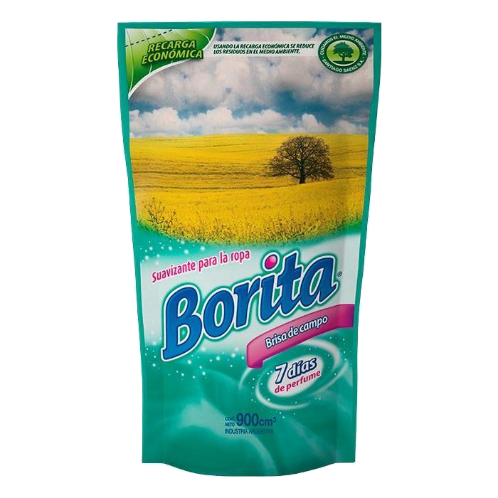 SUAVIZANTE BORITA BRISA DE CAMPO DOY PACK X 900ML