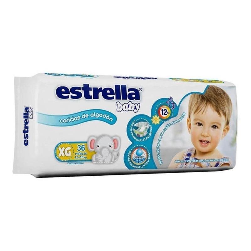 PAÑAL ESTRELLA BABY XG 36UD