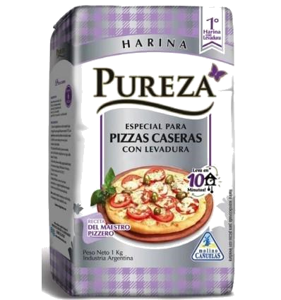 HARINA PUREZA PARA PIZZAS CASERAS X 1KG
