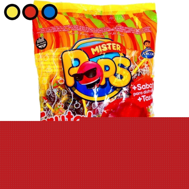 CHUPETINES MISTER POP´S FRUTALES X 50U.