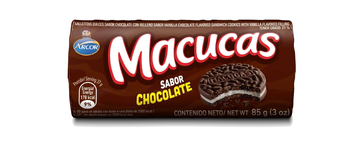 GALLET. ARC. MACUCAS CHOCOLATE X110G