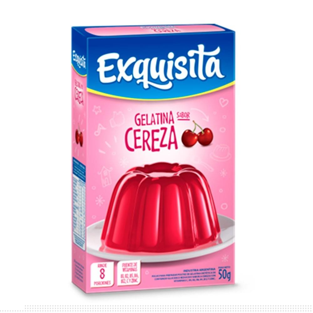 GELATINA EXQUISITA CEREZA X 40GR