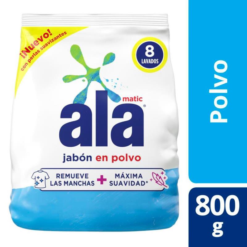 JABON EN POLVO ALA MATIC 800 GR